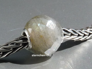 Trollbeads * Runder Labradorit, facettiert * 01