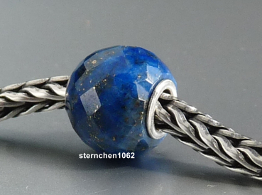 Preview: Trollbeads * Runder Lapislazuli, facettiert * 01