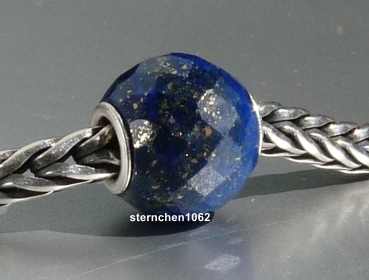 Trollbeads * Runder Lapislazuli, facettiert * 02