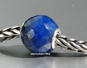 Preview: Trollbeads * Runder Lapislazuli, facettiert * 02