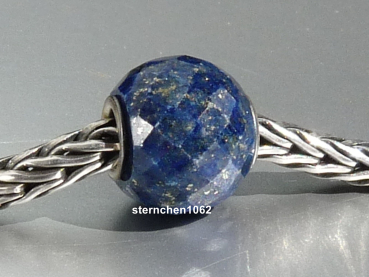 Preview: Trollbeads * Runder Lapislazuli, facettiert * 03