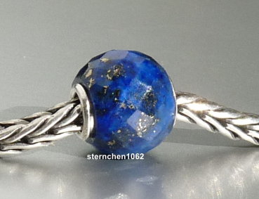 Preview: Trollbeads * Runder Lapislazuli, facettiert * 04