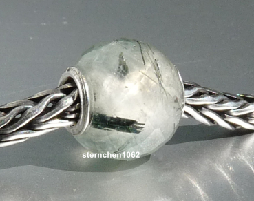 Trollbeads * Runder Prehnit, facettiert * 01