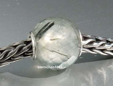 Preview: Trollbeads * Runder Prehnit, facettiert * 01