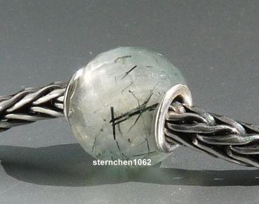 Preview: Trollbeads * Runder Prehnit, facettiert * 01