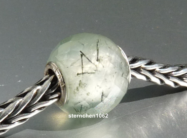 Trollbeads * Runder Prehnit, facettiert * 02