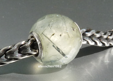 Trollbeads * Runder Prehnit, facettiert * 03