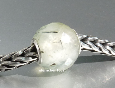 Preview: Trollbeads * Runder Prehnit, facettiert * 03