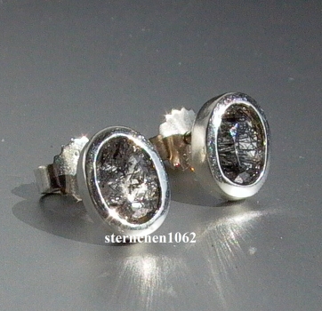 Earring * 925 Silver * tourmaline quartz *