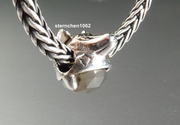 Preview: Trollbeads * Wahrer Instinkt - Wolf mit grauem Mondstein * 01