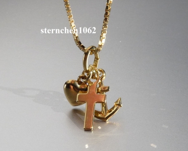 Preview: Anhänger * Glaube, Liebe und Hoffnung * 333 Gold