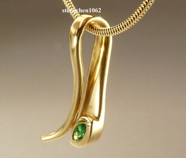 Anhänger * Tsavorit * 750 Gold