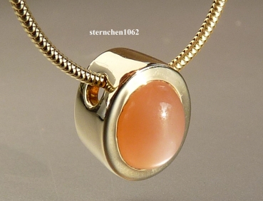 Preview: Pendant * pink moonstone * 585 gold