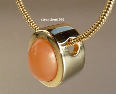 Preview: Pendant * pink moonstone * 585 gold