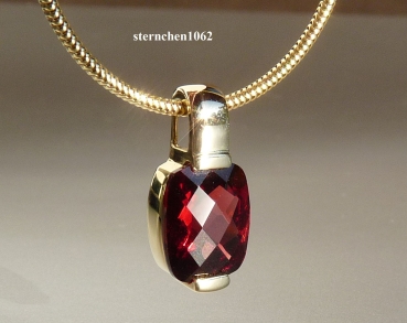 Anhänger * Granat * 585 Gold