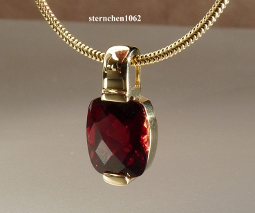Anhänger * Granat * 585 Gold