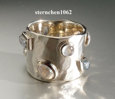 Einzelstück * Ring * 925 Silber * Mondstein