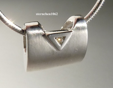 Anhänger * Brillant * 585 Weißgold
