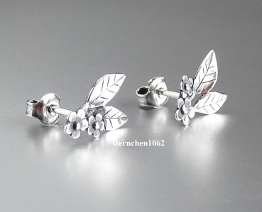 Trollbeads * Anmutige Blume Ohrstecker *