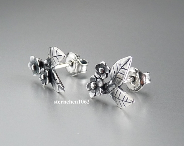 Trollbeads * Anmutige Blume Ohrstecker *