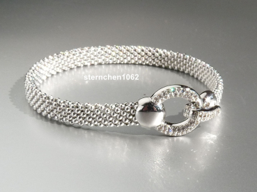Preview: Bracelet * 925 silver * rhodium-plated * zirconia