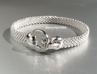 Preview: Bracelet * 925 silver * rhodium-plated * zirconia