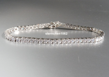 Armband * 925 Silber * rhodiniert * Zirkonia