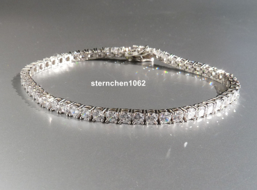 Preview: Bracelet * 925 silver * rhodium-plated * zirconia