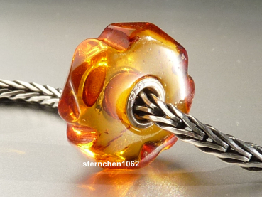 Preview: Trollbeads * Graved Amber * OOAK * XXL * 901