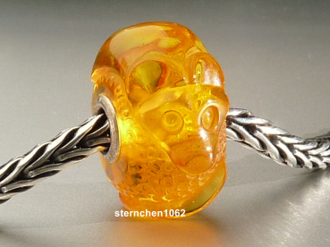 Preview: Trollbeads * Graved Amber * OOAK * XXL * 903