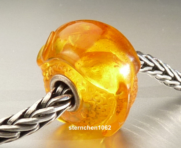 Preview: Trollbeads * Graved Amber * OOAK * XXL * 903
