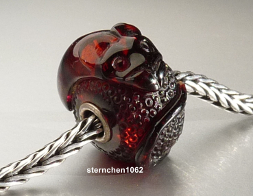 Original Trollbeads * Gravierter Bernstein / Amber * OOAK * XXXL * 906