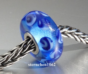Preview: Original Trollbeads * Blaue Tupfen * retired * 04
