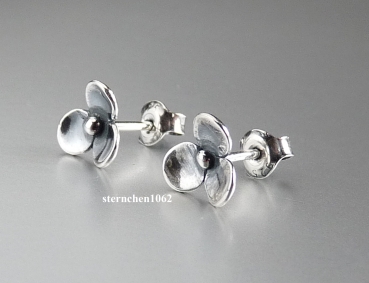 Trollbeads * Blumenpoesie Ohrstecker *