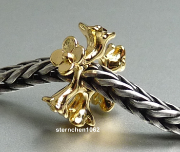 Preview: Trollbeads * Blütenkrone, Spezielle Metallegierung18k vergoldet *