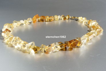 Preview: Einzelstück * Edelstein Kette * Citrin * 333 Gold *