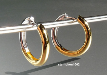 Creolen * 925 Silber * vergoldet