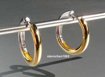 Preview: Creolen * 925 Silber * vergoldet