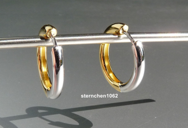 Preview: Creolen * 925 Silber * vergoldet