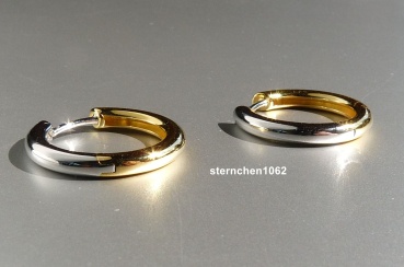 Creolen * 925 Silber * vergoldet