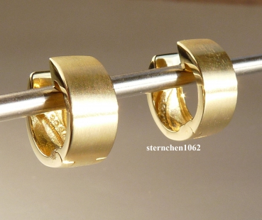 Preview: Earrings * Beautiful Hoop Earrings * 585 Gold * Brilliant