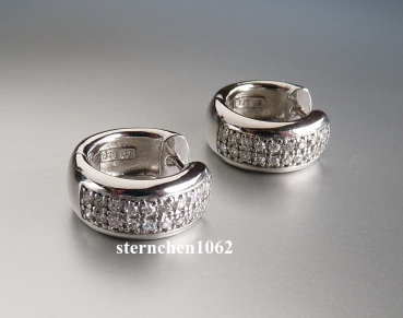 Creolen * 925 Silber * Zirkonia