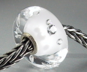 Preview: Original Trollbeads * Diamanten Bead, Weiß * 03