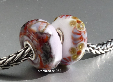 Original Trollbeads * OOAK * Unikat * Duo 45 * 2026
