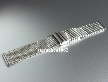 Eulit * Stainless Steel watch strap * Milanaise * 18 mm