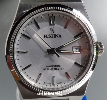Festina * Men's wristwatch * Swiss Made * F20034/1 * Sapphire glass * Quartz