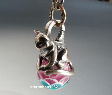 Preview: Trollbeads * Fantasy Anhänger * Katze * 02 * Limited Edition