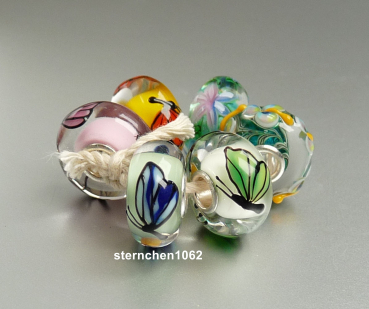 Preview: Trollbeads * Flügelschlag & Blütenzauber Set *