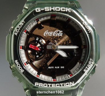 Casio * G-Shock & Coca Cola Kooperationsuhr * GA-2100CC-3AER * Sonder Edition