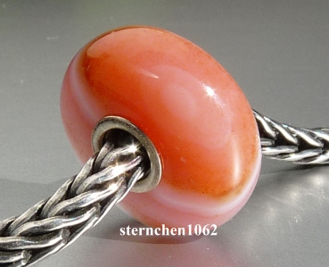Preview: Trollbeads * Rosa gestreifter Achat * 76